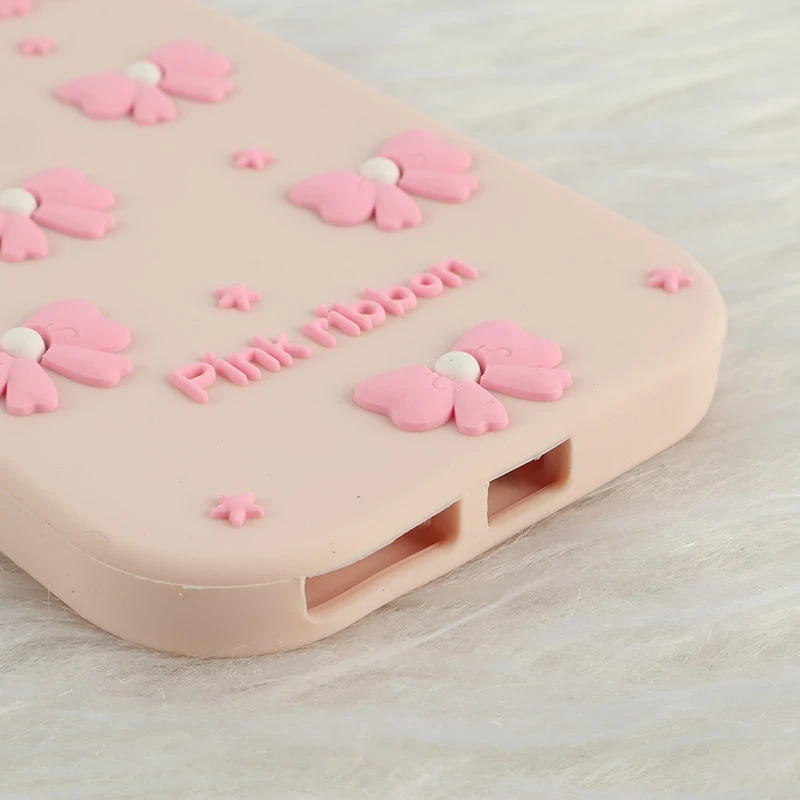 قاب سیلیکونی شیائومی Redmi Note 13 4G برجسته طرح Pink Ribbon