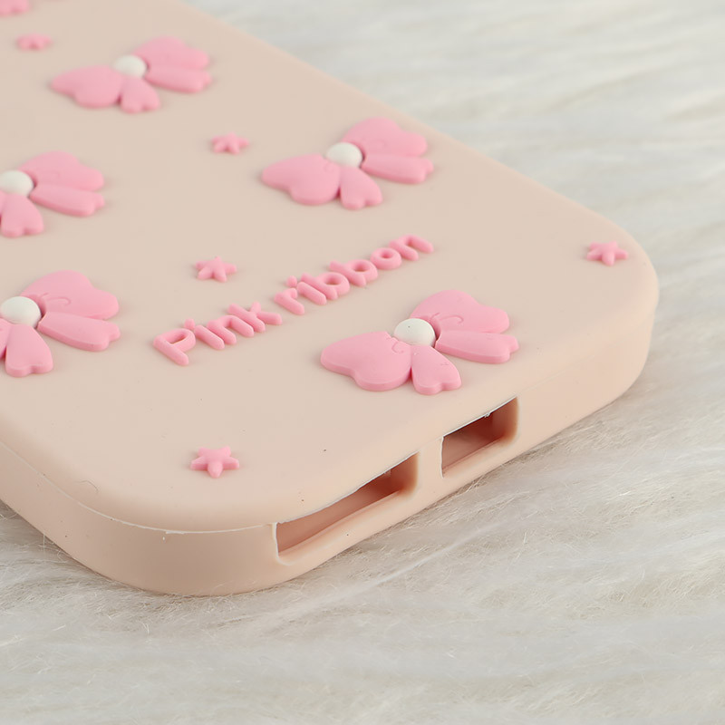 قاب سیلیکونی شیائومی Redmi Note 13 4G برجسته طرح Pink Ribbon