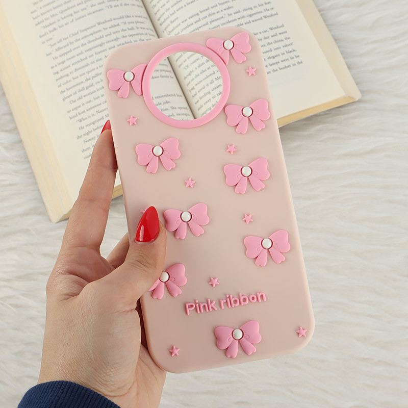 قاب سیلیکونی شیائومی Poco X3 / X3 NFC / X3 Pro برجسته طرح Pink Ribbon