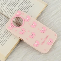 قاب سیلیکونی شیائومی Poco X3 / X3 NFC / X3 Pro برجسته طرح Pink Ribbon