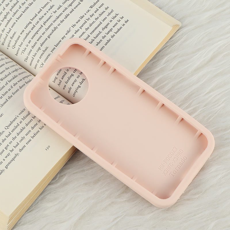 قاب سیلیکونی شیائومی Poco X3 / X3 NFC / X3 Pro برجسته طرح Pink Ribbon