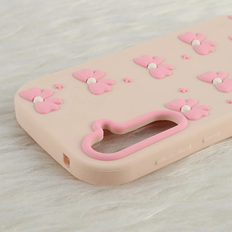 قاب سیلیکونی سامسونگ Galaxy A55 برجسته طرح Pink Ribbon