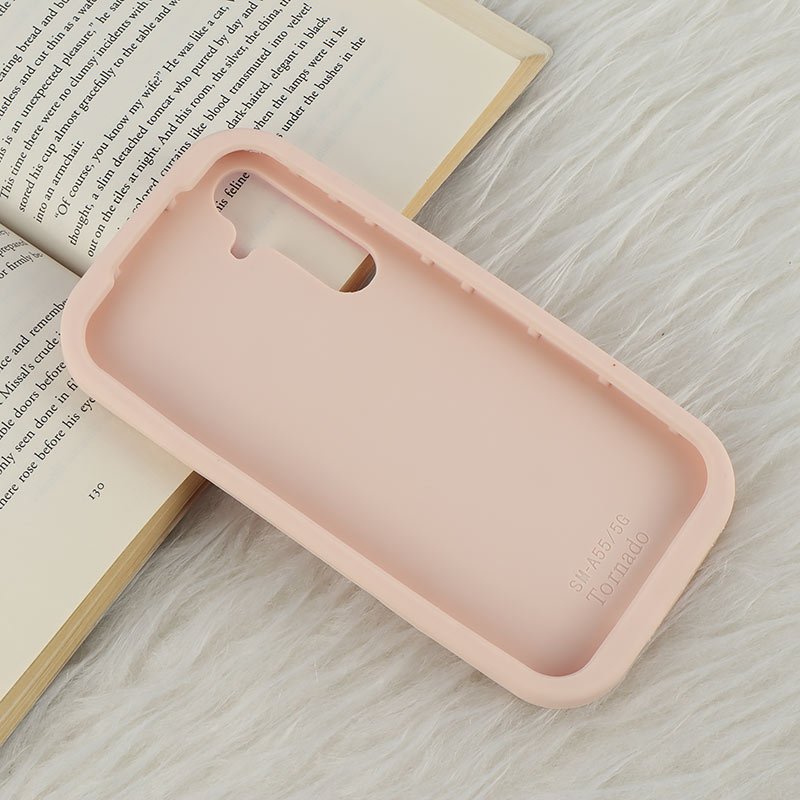 قاب سیلیکونی سامسونگ Galaxy A55 برجسته طرح Pink Ribbon