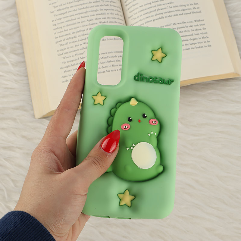 قاب سیلیکونی فیجت دار سامسونگ Galaxy A54 برجسته طرح Dinosaur