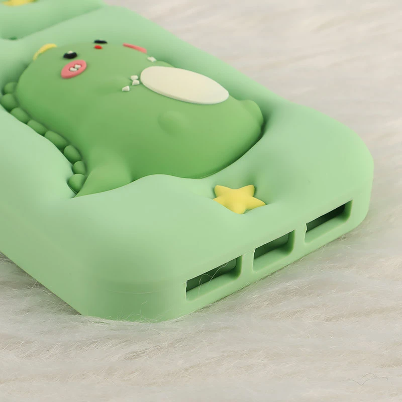 قاب سیلیکونی فیجت دار آیفون iPhone 11 برجسته طرح Dinosaur