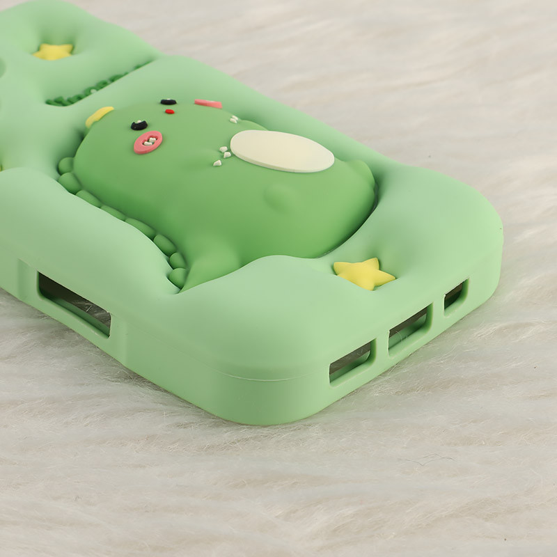 قاب سیلیکونی فیجت دار آیفون iPhone 16 برجسته طرح Dinosaur