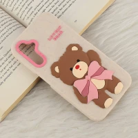 قاب سیلیکونی سامسونگ Galaxy A15 برجسته طرح Lovely Bear