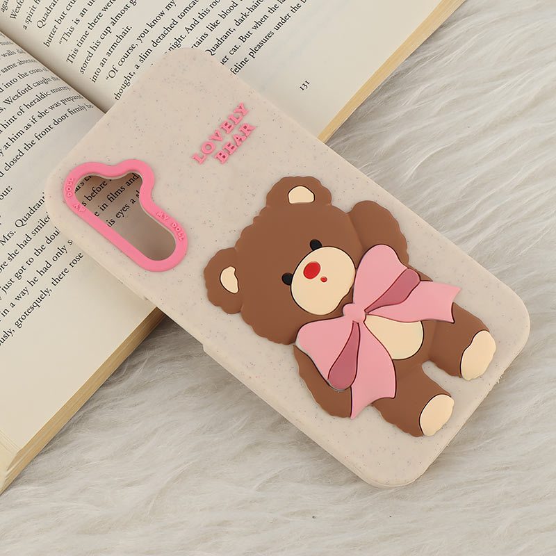 قاب سیلیکونی سامسونگ Galaxy A15 برجسته طرح Lovely Bear