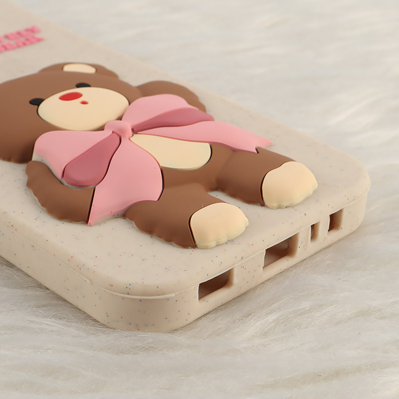 قاب سیلیکونی سامسونگ Galaxy A15 برجسته طرح Lovely Bear