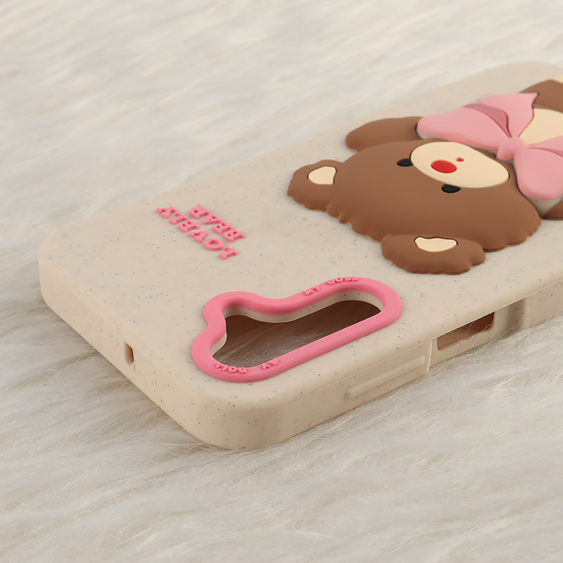 قاب سیلیکونی سامسونگ Galaxy A15 برجسته طرح Lovely Bear