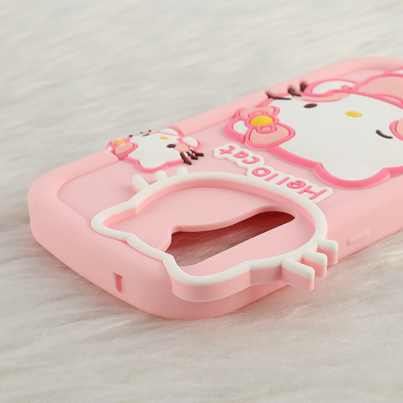 قاب سیلیکونی سامسونگ Galaxy A55 طرح Hello Cat Kitty