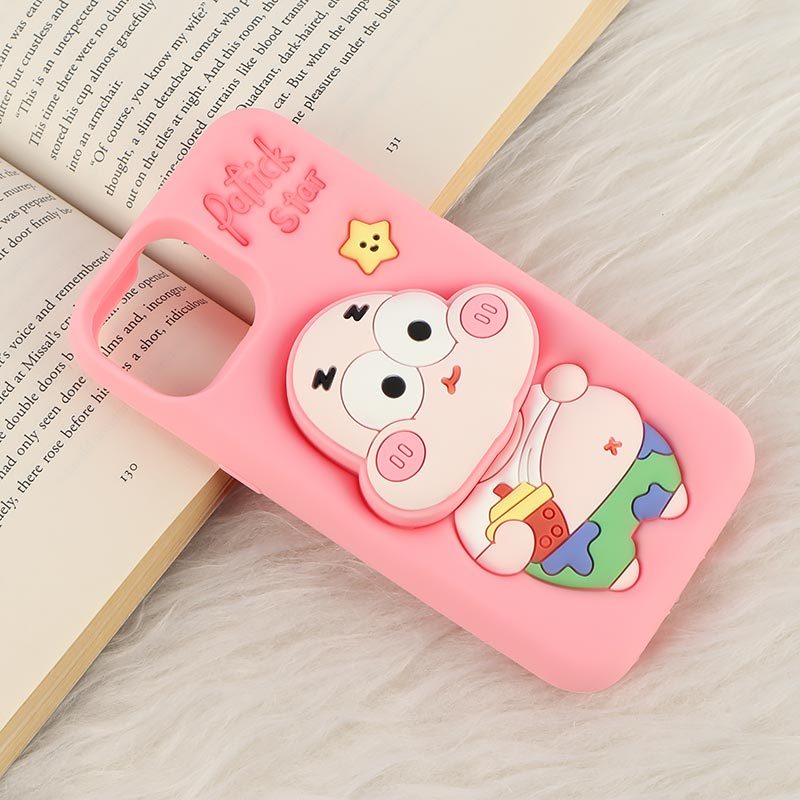 قاب سیلیکونی آیفون iPhone 13 / 14 پاپ سوکت دار طرح Patrick Star