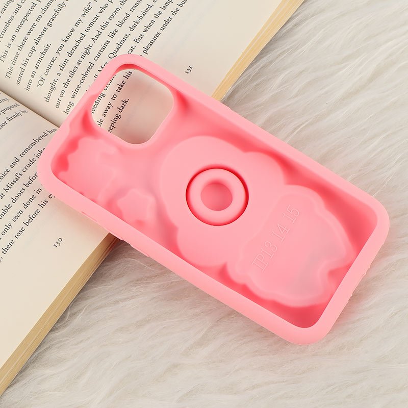 قاب سیلیکونی آیفون iPhone 13 / 14 پاپ سوکت دار طرح Patrick Star