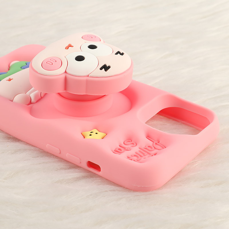قاب سیلیکونی آیفون iPhone 13 / 14 پاپ سوکت دار طرح Patrick Star