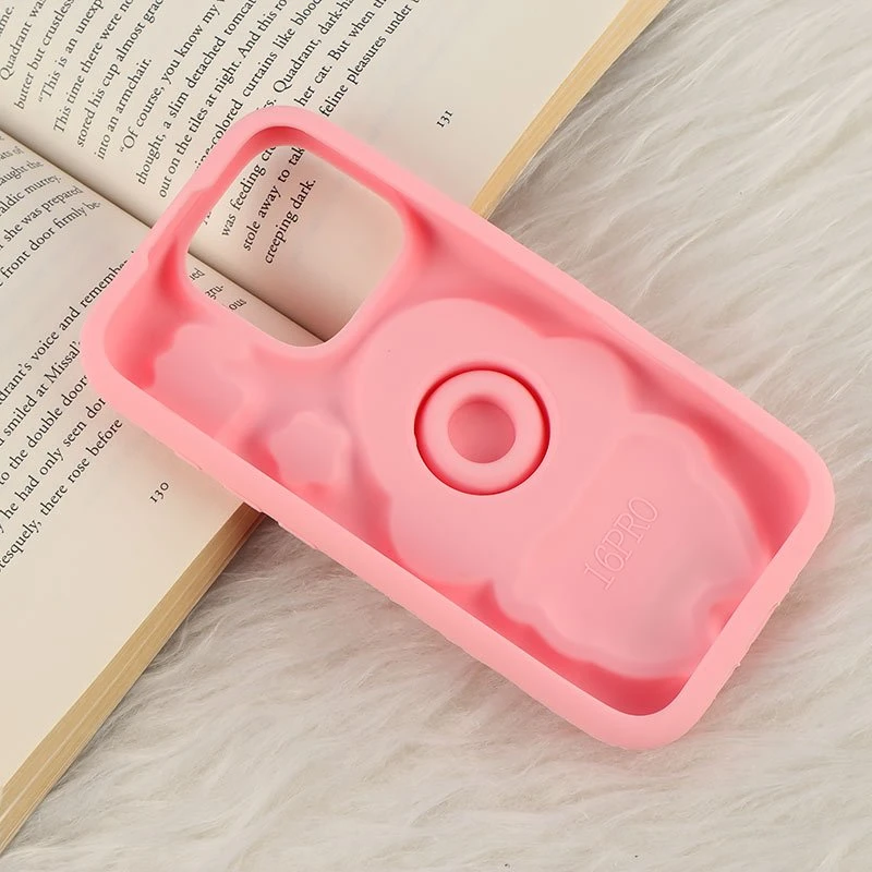 قاب سیلیکونی آیفون iPhone 16 Pro پاپ سوکت دار طرح Patrick Star