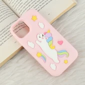 قاب سیلیکونی آیفون iPhone 13 / 14 طرح اسب تک شاخ
