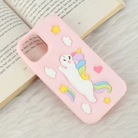 قاب سیلیکونی آیفون iPhone 13 / 14 طرح اسب تک شاخ