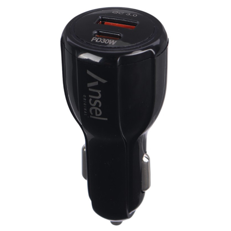 شارژر فندکی فست شارژ Ansel A-16 QC3.0 PD 48W