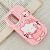 قاب سیلیکونی سامسونگ Galaxy A52 / A52s طرح Hello Cat Kitty