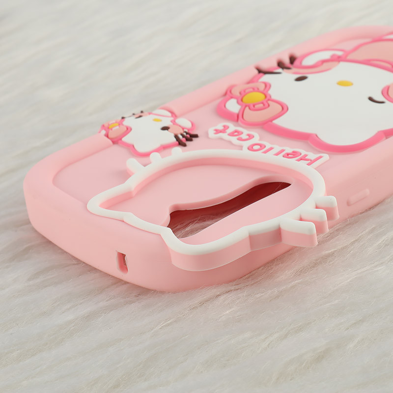 قاب سیلیکونی سامسونگ Galaxy A35 طرح Hello Cat Kitty