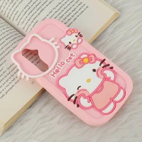 قاب سیلیکونی سامسونگ Galaxy A35 طرح Hello Cat Kitty