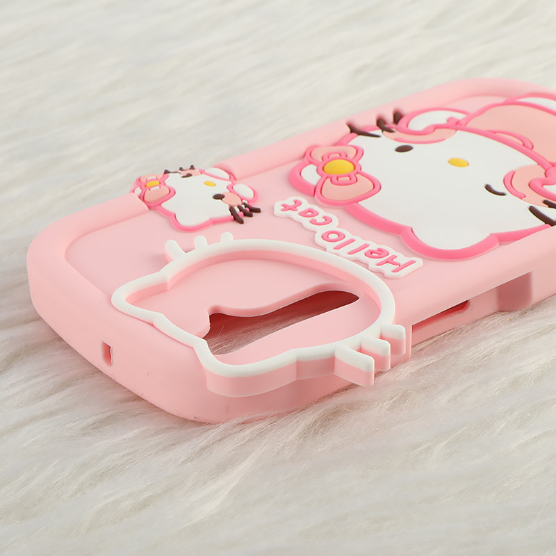 قاب سیلیکونی سامسونگ Galaxy A25 طرح Hello Cat Kitty