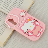قاب سیلیکونی سامسونگ Galaxy A54 طرح Hello Cat Kitty