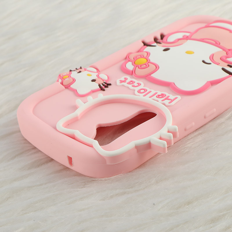 قاب سیلیکونی سامسونگ Galaxy A54 طرح Hello Cat Kitty
