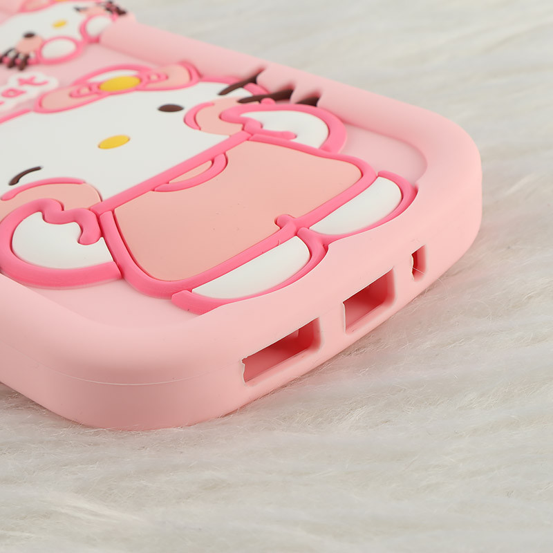 قاب سیلیکونی سامسونگ Galaxy A54 طرح Hello Cat Kitty