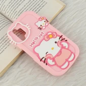 قاب سیلیکونی سامسونگ Galaxy A13 4G طرح Hello Cat Kitty
