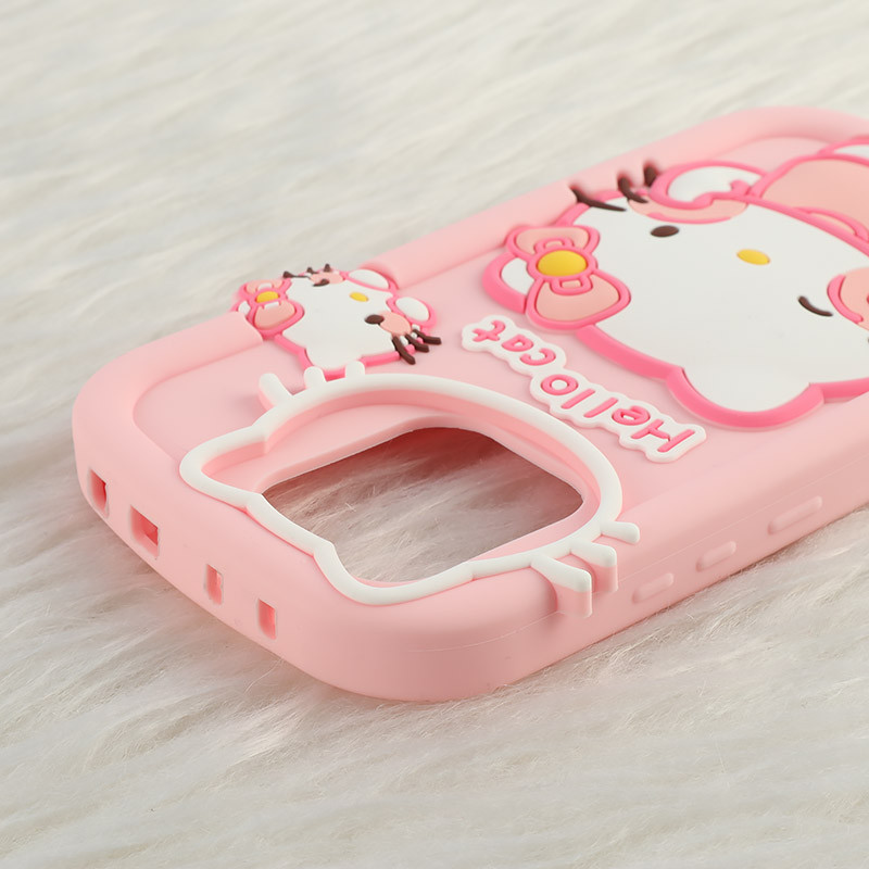 قاب سیلیکونی شیائومی Redmi Note 13 4G طرح Hello Cat Kitty
