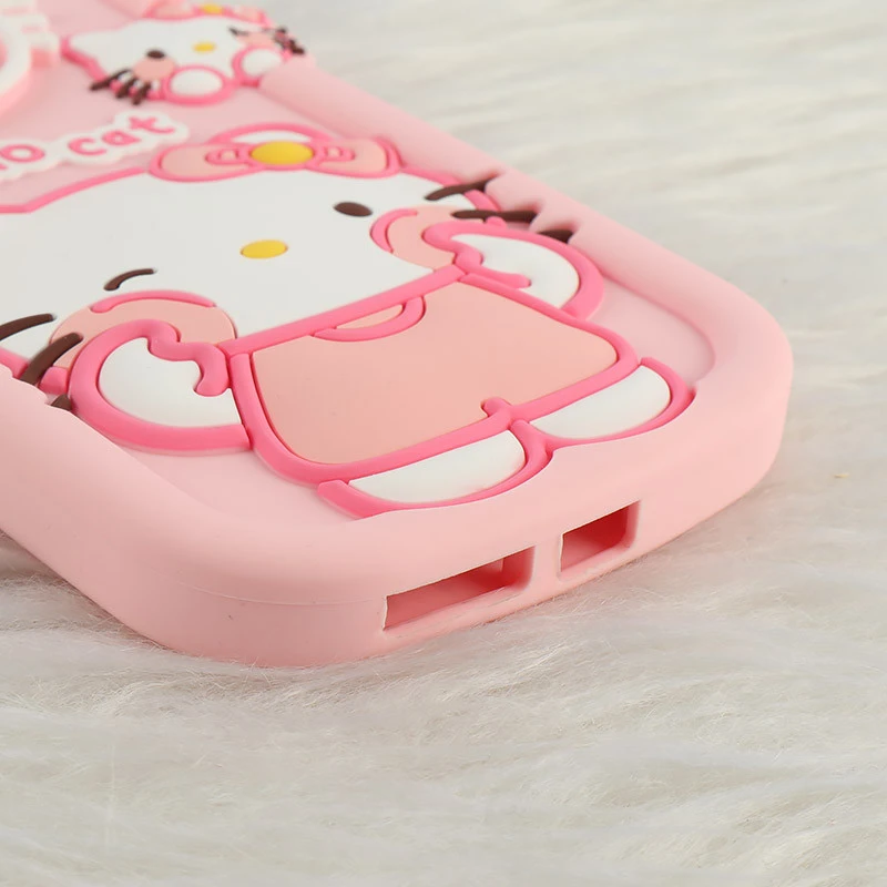 قاب سیلیکونی شیائومی Redmi Note 13 4G طرح Hello Cat Kitty