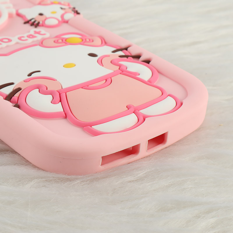 قاب سیلیکونی شیائومی Redmi Note 13 4G طرح Hello Cat Kitty