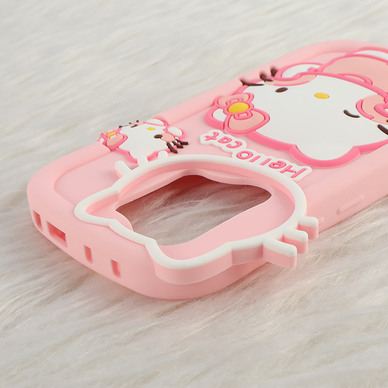 قاب سیلیکونی شیائومی Redmi Note 13 Pro 4G طرح Hello Cat Kitty