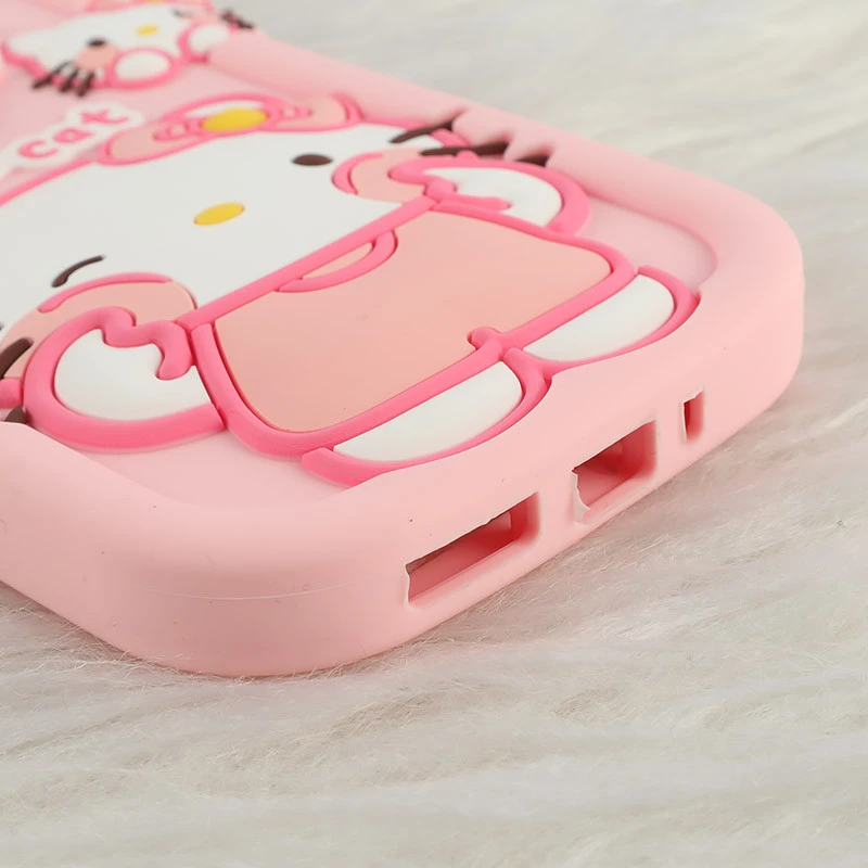 قاب سیلیکونی شیائومی Redmi Note 13 Pro 4G طرح Hello Cat Kitty