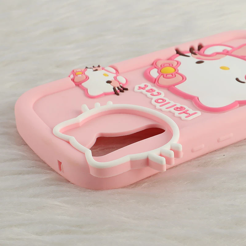 قاب سیلیکونی سامسونگ Galaxy A34 طرح Hello Cat Kitty