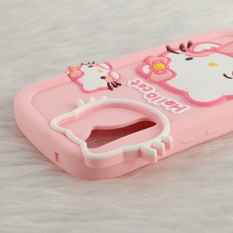 قاب سیلیکونی سامسونگ Galaxy A34 طرح Hello Cat Kitty