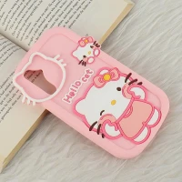 قاب سیلیکونی سامسونگ Galaxy A34 طرح Hello Cat Kitty