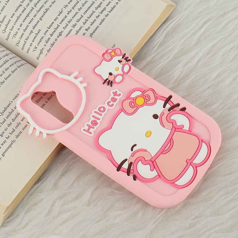 قاب سیلیکونی سامسونگ Galaxy A34 طرح Hello Cat Kitty