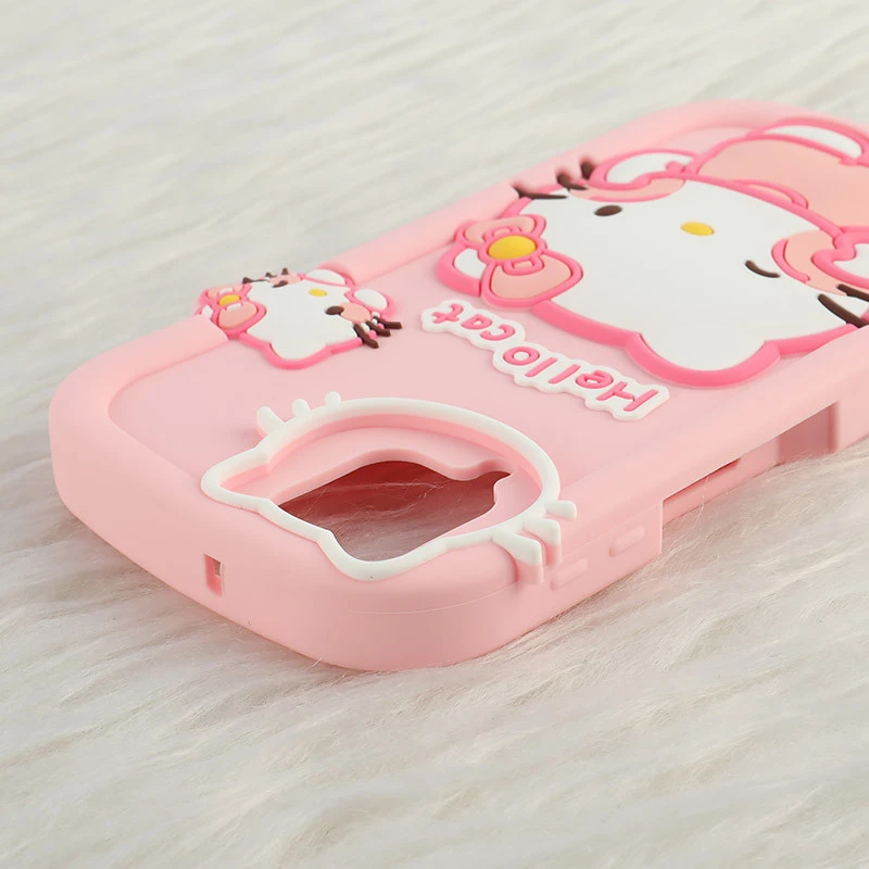 قاب سیلیکونی سامسونگ Galaxy A12 / M12 طرح Hello Cat Kitty