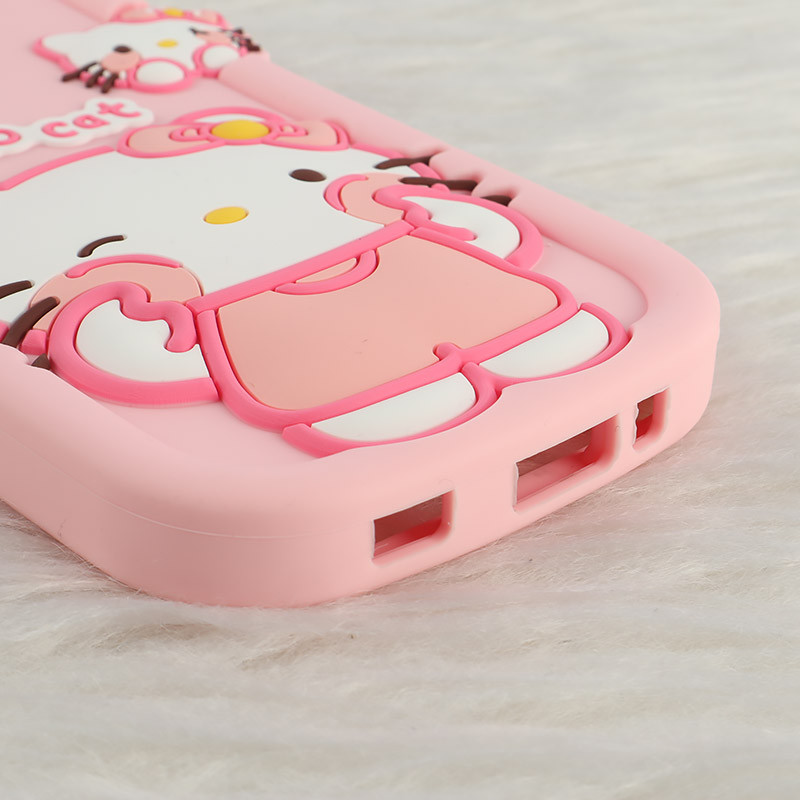 قاب سیلیکونی سامسونگ Galaxy A12 / M12 طرح Hello Cat Kitty