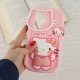 قاب سیلیکونی سامسونگ Galaxy S24 Ultra طرح Hello Cat Kitty