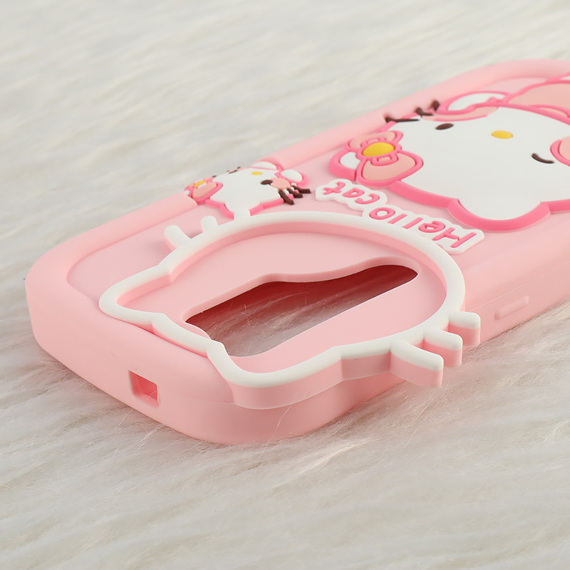 قاب سیلیکونی سامسونگ Galaxy S24 Ultra طرح Hello Cat Kitty