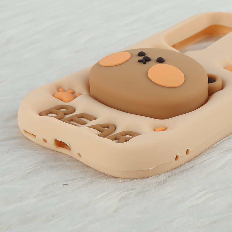 قاب سیلیکونی سامسونگ Galaxy A35 پاپ سوکت دار طرح Bear