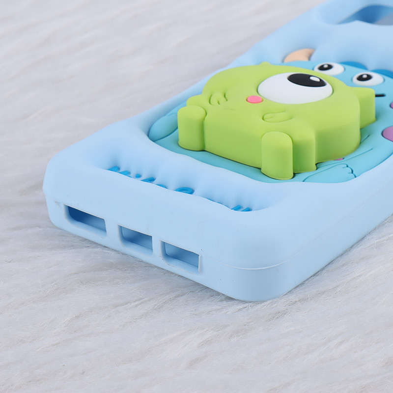 قاب عروسکی سامسونگ Galaxy A12 / M12 پاپ سوکت دار طرح Mike & Sully