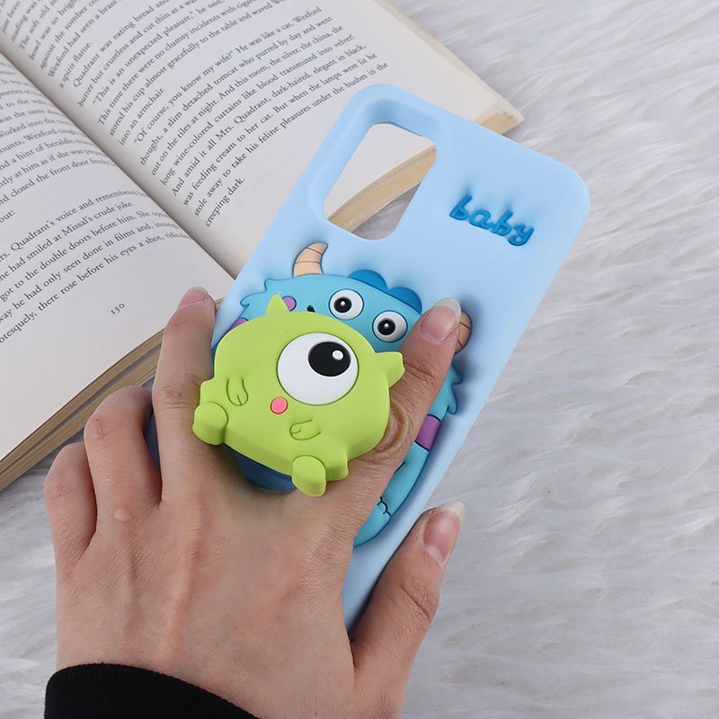 قاب عروسکی سامسونگ Galaxy A13 4G پاپ سوکت دار طرح Mike & Sully