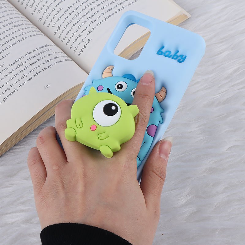 قاب عروسکی سامسونگ Galaxy A51 4G پاپ سوکت دار طرح Mike & Sully