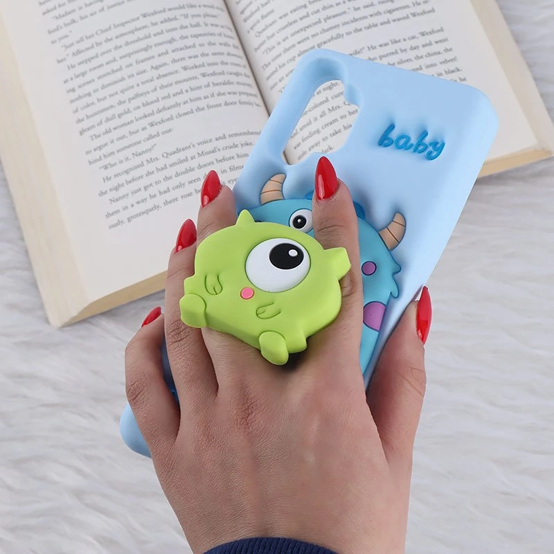 قاب عروسکی سامسونگ Galaxy A32 4G پاپ سوکت دار طرح Mike & Sully