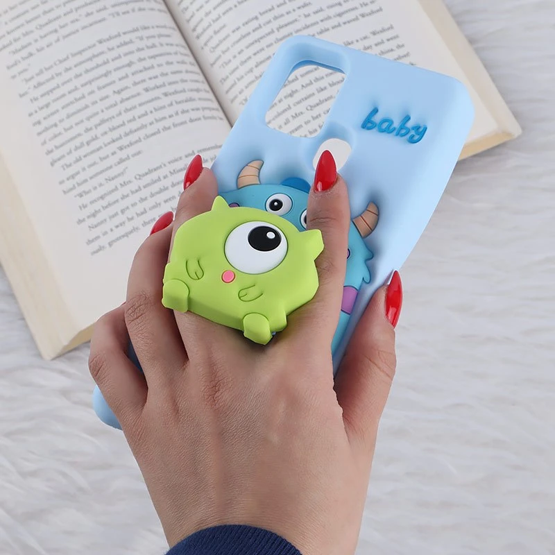 قاب عروسکی سامسونگ Galaxy A21s پاپ سوکت دار طرح Mike & Sully