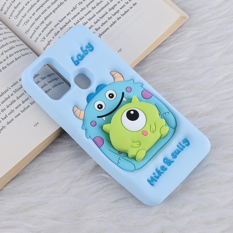 قاب عروسکی سامسونگ Galaxy A21s پاپ سوکت دار طرح Mike & Sully